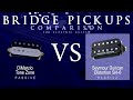 dimarzio tone zone vs seymour duncan distortion sh 6 passive bridge pickup guitar comparison demo