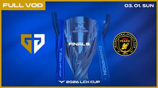 GEN vs BFX | Woori Bank 2026 LCK CUP FINALS