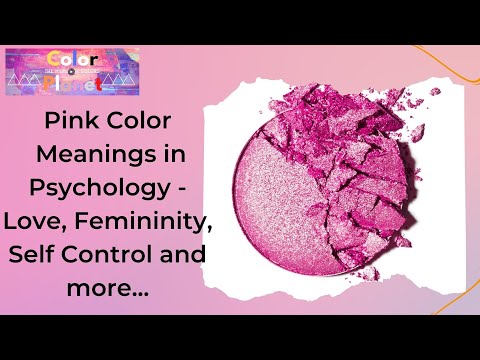 What does the color pink mean in feelings?