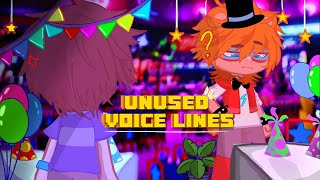 Unused voice lines | FNaF | security breach | Gacha club