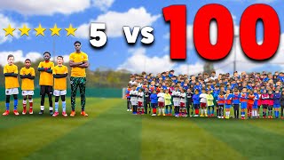 I Played A Football Match vs 100 KIDS