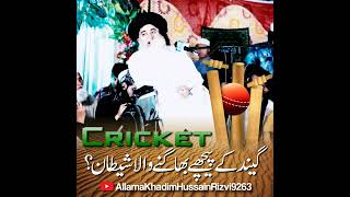 Allama Khadim Hussain Rizvi Official | Pakistan Aur Cricket Match | Ball Ke Piche Bhagne Wala Shetan