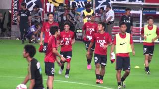 2015J1 2nd第7節 鹿島 3-2 仙台 試合前の挨拶