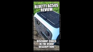 Bluetti AC50S Review | #shorts | Solar Power Generator | DISCOUNT CODES