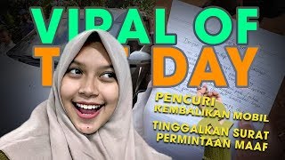 VIRAL OF THE DAY: Pencuri Kembalikan Mobil Curiannya, Tulis Permohonan Maafnya di Secarik Kertas