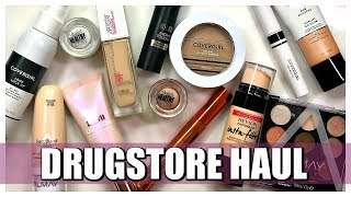 NEW MAKEUP AT THE DRUGSTORE HAUL | 2018