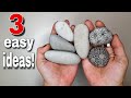 3 Amazing Ideas with Chubby Pebbles 👍🥰