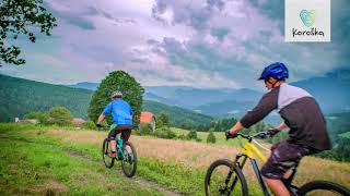 Gorsko kolesarjenje na Koroškem (Slovenija) / Mountain cycling in Koroška (Slovenia)