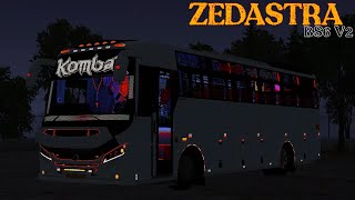 NEW ZEDASTRA BS6 V2 MOD RELEASED FOR BUSSID 💥FREE LIVERY\u0026 MOD BUS SIMULATOR INDONESIA