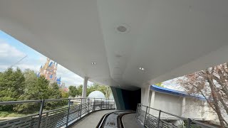 Tomorrowland Transit Authority PeopleMover 4K Experience with Excellent Lighting Magic Kingdom 2025