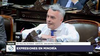 Diputado Paulón, Esteban - EF - DNU 846/24 - Expresiones en minoría - 26-11-2024