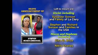Nymphia Emmanuel ~ Long Obituary