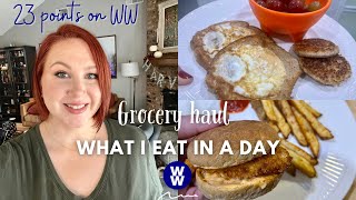 Full day of eating on WW with 23 points. Copycat Chick-fil-A Honey Pimiento Cheese Chicken Sandwich