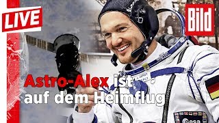 Astro-Alex ist auf dem Heimflug