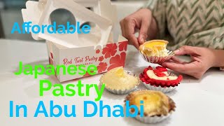 Affordable Japanese Pastry In Abu Dhabi #redtartpastry #japanesepastry