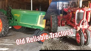 Barn Shuffle of the Oliver 77 and Farmall F-20