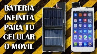 Bateria Infinita Para Tu Celular o Movil / Cargador Solar (Experimentar en casa)