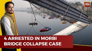 4 Arrested, 5 Detained After Bridge Collapse In Gujarat's Morbi Kills 133 | Gujarat Bridge Tragedy