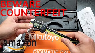 I got fake Mitutoyo calipers from Amazon.com