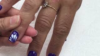 How to do Blooming flowers with blooming gel /vẽ hoa bằng GEL loang/YouTube Amy Huynh