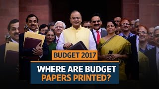 Budget 2017: Where are budget papers printed?