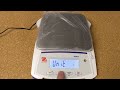 How to Change Weighing Units on Ohaus SJX Balances