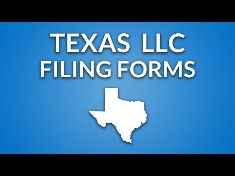 Texas LLC - Formation Documents Texas LLC - Formation Documents