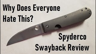 Why People Hate the Spyderco Swayback