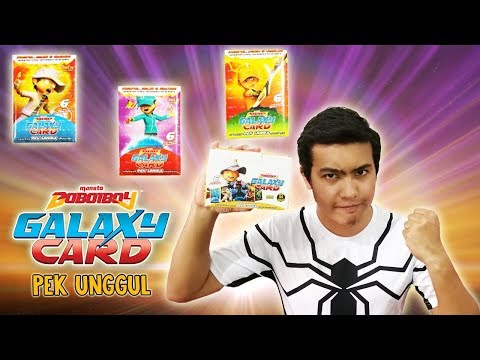 Boboiboy Cahaya Pek Unggul Official Boboiboy Galaxy Card From
