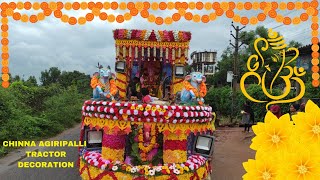 Tractor decoration chinna agiripalli 2022 M.Rama suresh