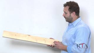 Installing RTA Kitchen Cabinets - Quick Demonstration on how to Install RTA Cabinets
