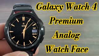 Galaxy Watch 4 Premium Analog Watch Face