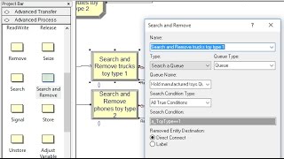 Arena Simulation v15 - New Feature - Search and Remove