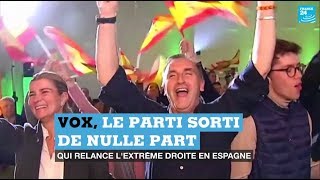 Vox, le parti sorti de nulle part qui relance l'extrême droite espagnole