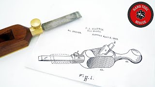 I Remake An Odd 1878 Hand Plane Chisel Patent [Patent Remake]