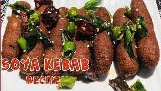 Soya kebab recipe || spicy soyabean kebab || veg kebab recipe || easy \u0026 tasty recipes