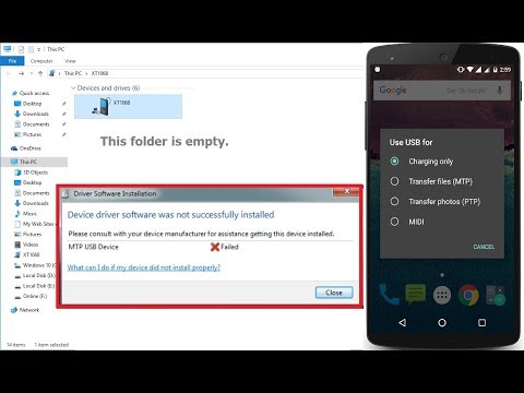 How to Fix MTP Media Transfer Not Showing When Phone Connect to PC