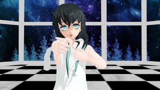 【鬼滅のMMD】Girls【時透無一郎】うさみみパーカーとお着替えあり