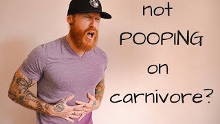 The CONSTIPATED CARNIVORE: how to get pooping again while on the carnivore diet