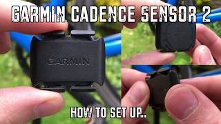 Garmin Cadence Sensor 2 - How to set up.