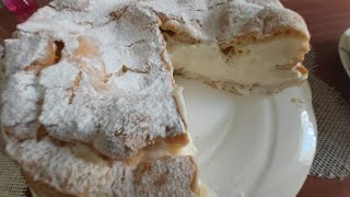 #pastachoux #tartakarpatka Tarta karpatka Polaca con pasta choux. Karpathian Mountain Cake.