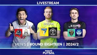 Series Futsal Victoria, Mens, 2024/2, Round 18 | Full Livestream