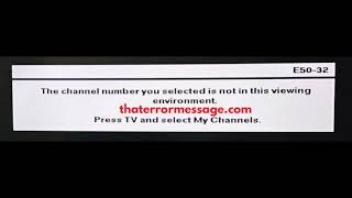 E50-32 error (DSTv)