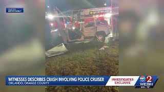 Orlando Police Officer ran red light before crash that killed 92-year-old, witnesses say