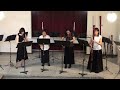 sonata no.15 d. castello recorder quartet