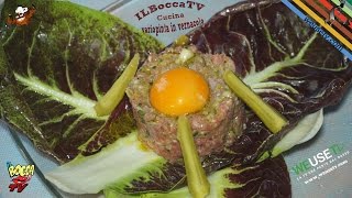 251 - Tartare di manzo...sia a cena che a pranzo! (secondo piatto a base di carne facile e veloce)