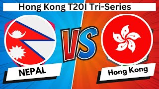 Hong Kong vs Nepal T20 Match Live Hong Kong T20I Tri-Series 2024