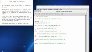Python 16 Else and Elif