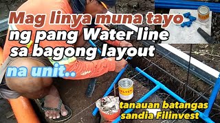 Water line installation sa new layout na project step by step CR & kitchen counter,