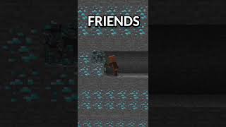 POV: Me vs My Friend mining Diamonds 🤬 #shorts #minecraft